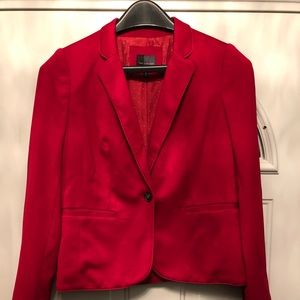 Red blazer 100% polyester